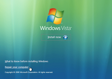 MBR в Windows Vista